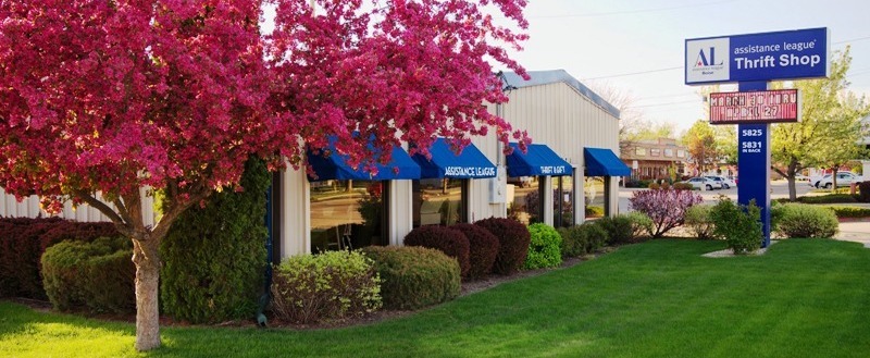 Outside view of the thrift shop